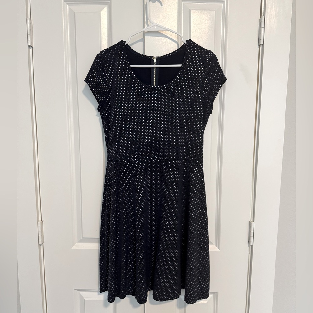 Michael Michael Kors Metallic Dot Print Dress Size 6